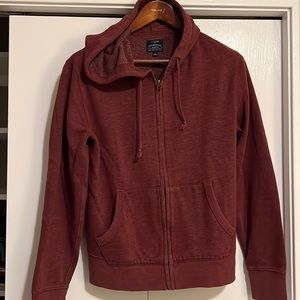 J. CREW - MENS FULL ZIP HOODED SWEATER